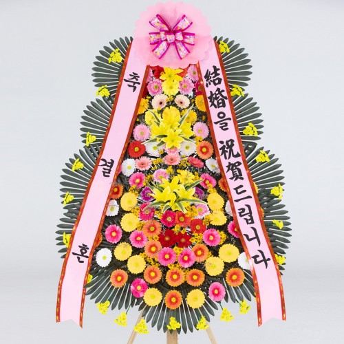 대구 축하화환 3단 특대형 - 대구꽃배달